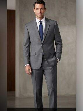 Turnbury Suit - Men’s Gray Tailored Suit
